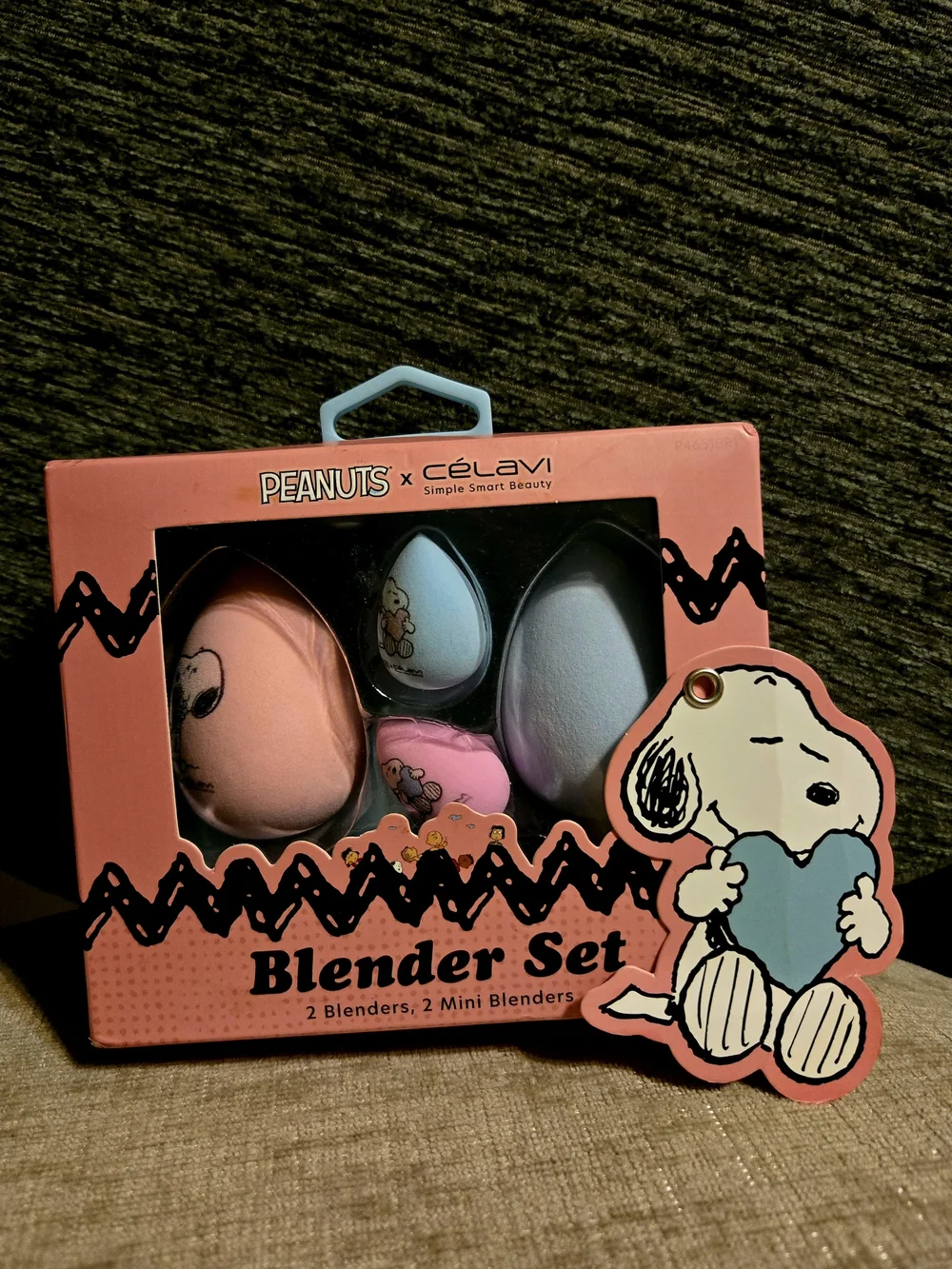 Peanuts x Célavi Limited-Edition 4-Piece Makeup Blender Set (2 Blenders & 2 Mini